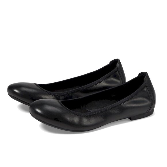 BORN Julianne Black Flats Women's size 6.5W New in Box - Picture 1 of 6